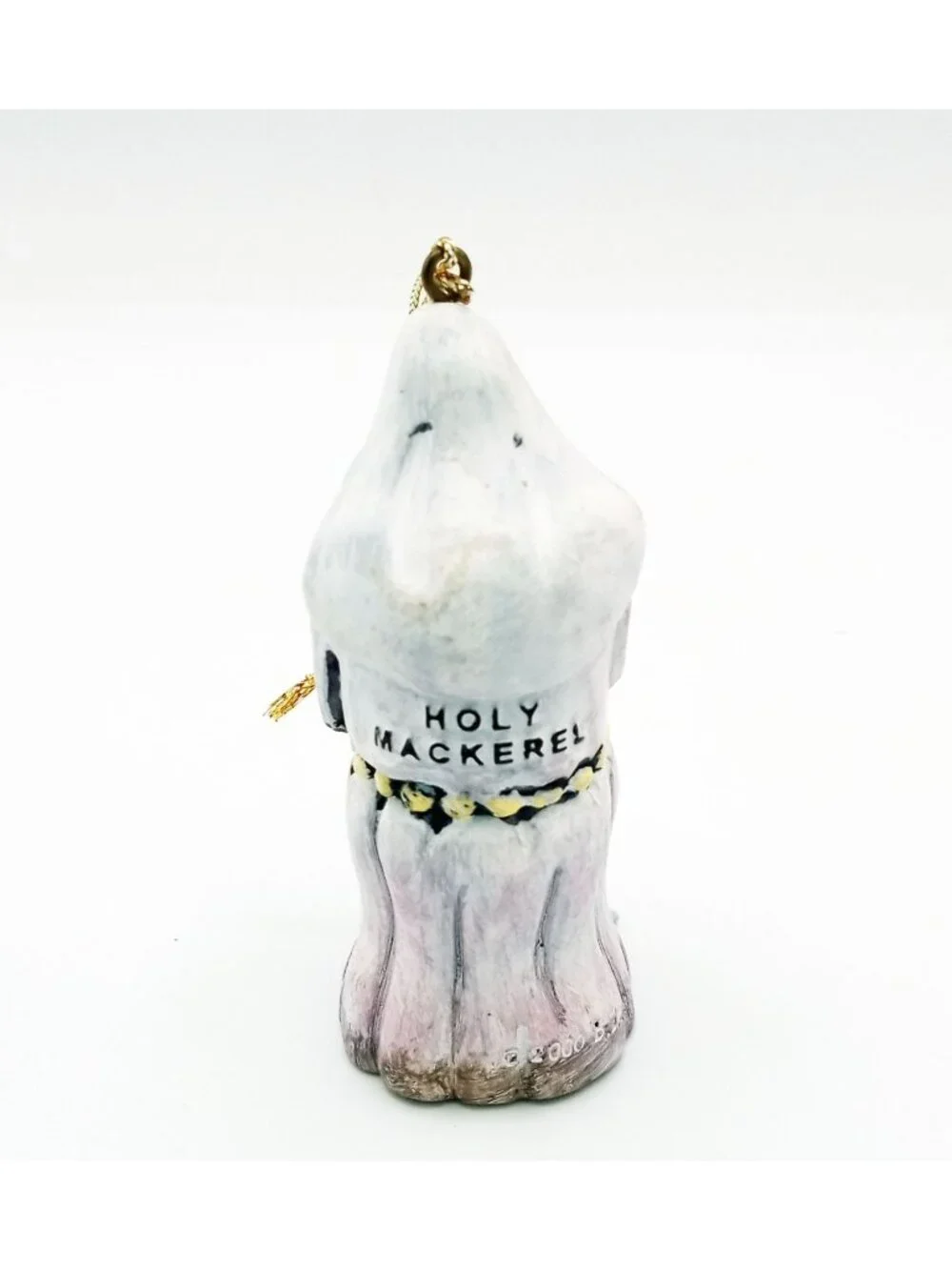 Holy Mackerel Fish Ornament Monk Friar 3.5